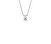 Diamond Solitaire Pendant in 14k White Gold (1/3 ct. tw.)