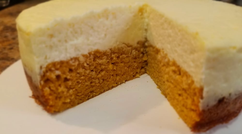 Image of Keto Pumpkin Bread Bottom Cheesecake