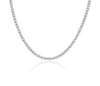 Straight Eternity Necklace in 14k White Gold (10 ct. tw.)