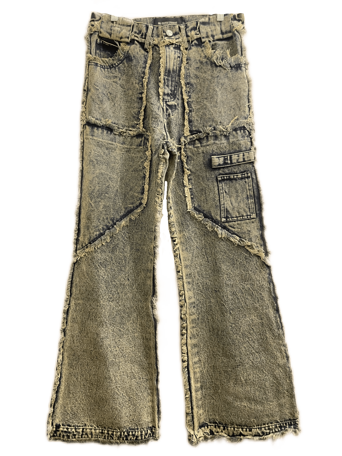 NO FAITH STUDIOS Flared Denim 002