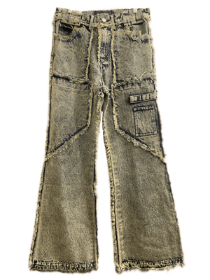 NO FAITH STUDIOS Flared Denim 002
