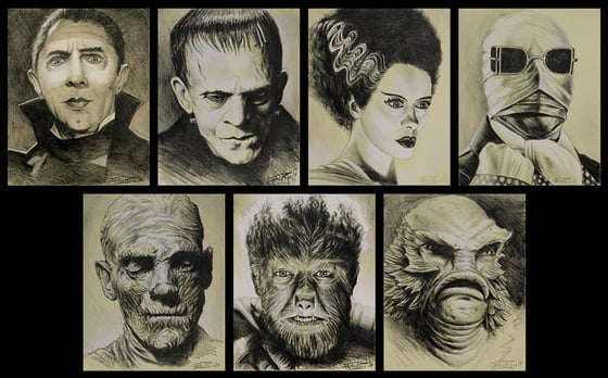 Image of Classic Monster Drawings 