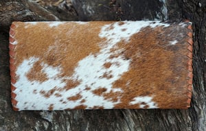 Image of Cowhide Purse with Whiskey Lacing