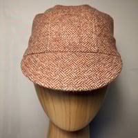 Image 2 of Wool cycling cap - red