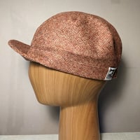 Image 3 of Wool cycling cap - red