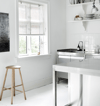 Store en bambou fin blanc