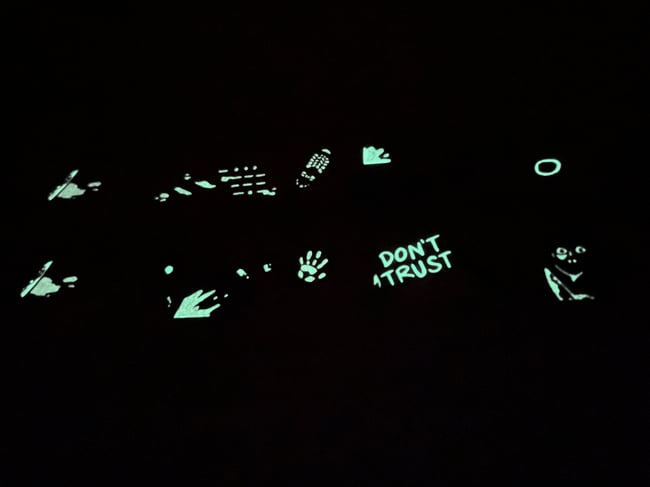 There's been a MURDER! Glow In The Dark Washi Tape