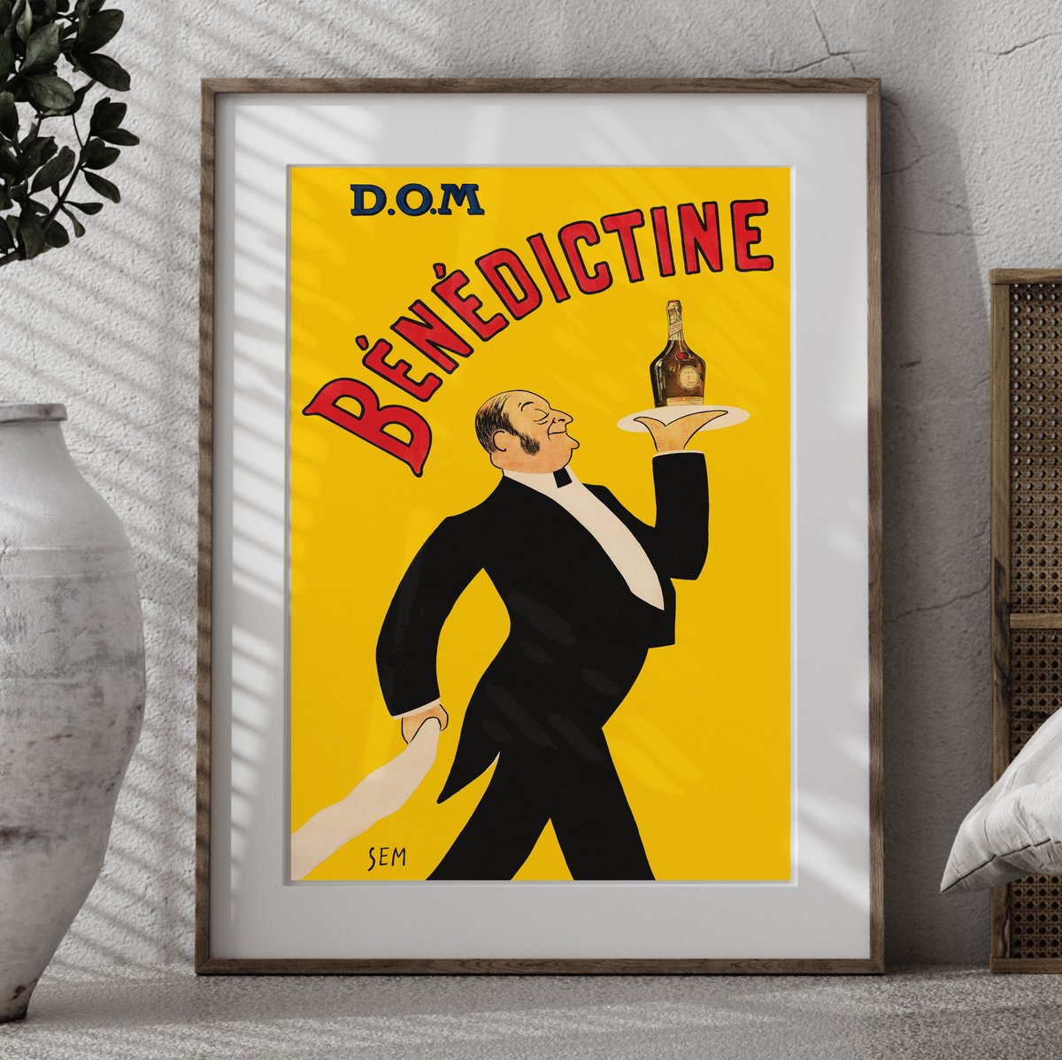 Benedictine Poster By Sem The Vintage Poster Shop