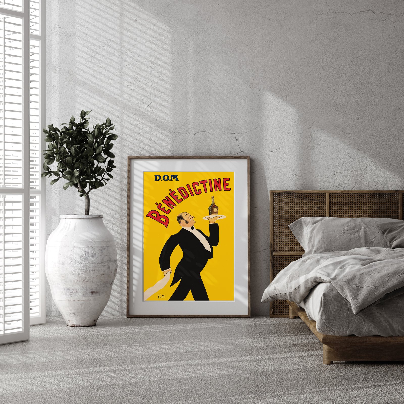D.O.M Benedictine | Sem | 1909 | Vintage Ads | Wall Art Print