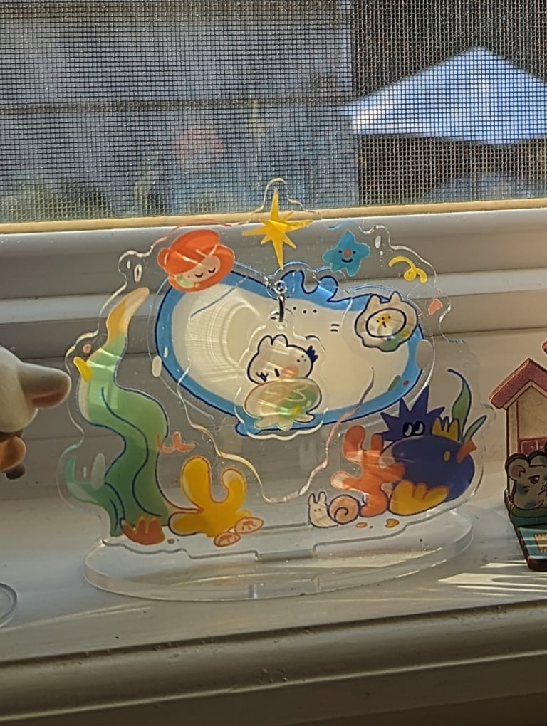seafoam standee