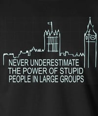 Image 2 of Never Underestimate the Power of Stupid People in Large Groups
