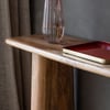 Sculptural Wooden Console Table