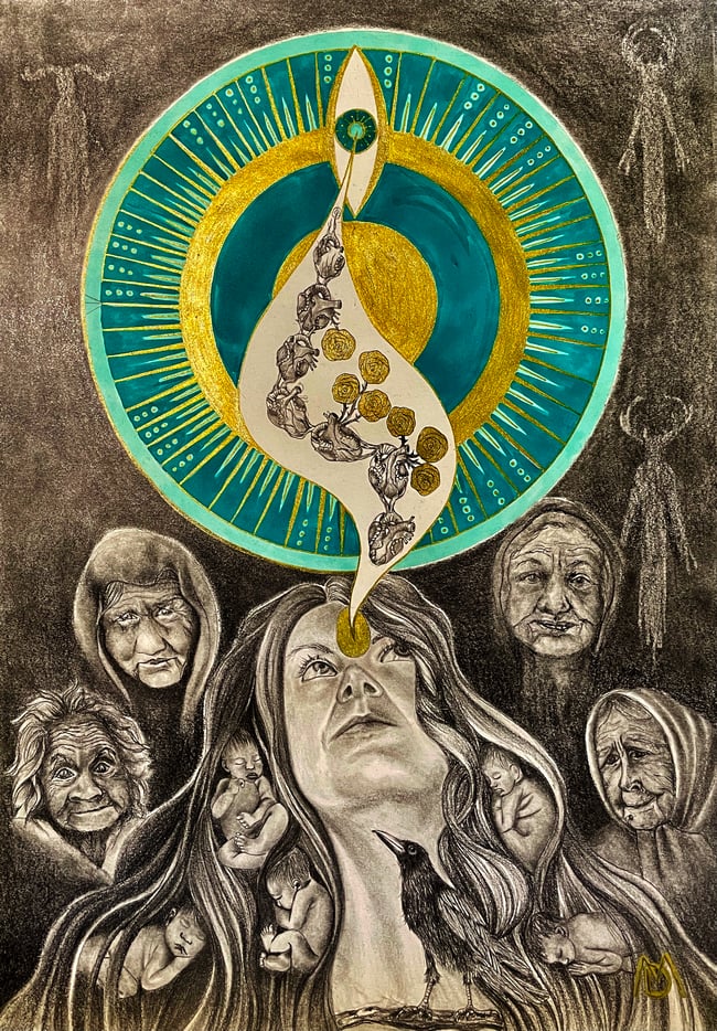 We Are Here - Art Print By Dee Mulrooney