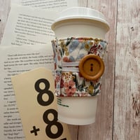 Image 2 of “Garden Party” Quilted Hot/Cold Cup Cozy