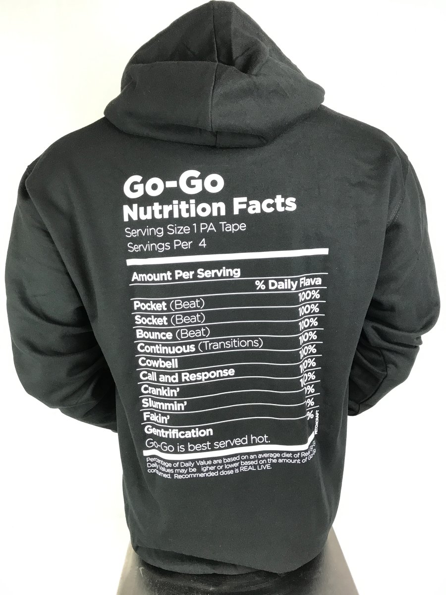 Image of GoGo Definition/Nutrition Facts Combo LE Hoodie