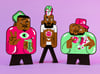 LARGE WOODEN DE LA SOUL TOYS - LIMITED RUN