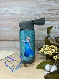 12oz Grey Frozen Sippy Tumbler