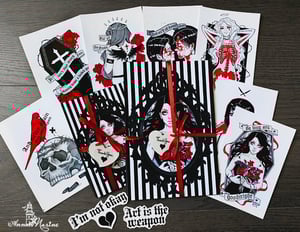 Image of MCR Revenge mini print and postcard set