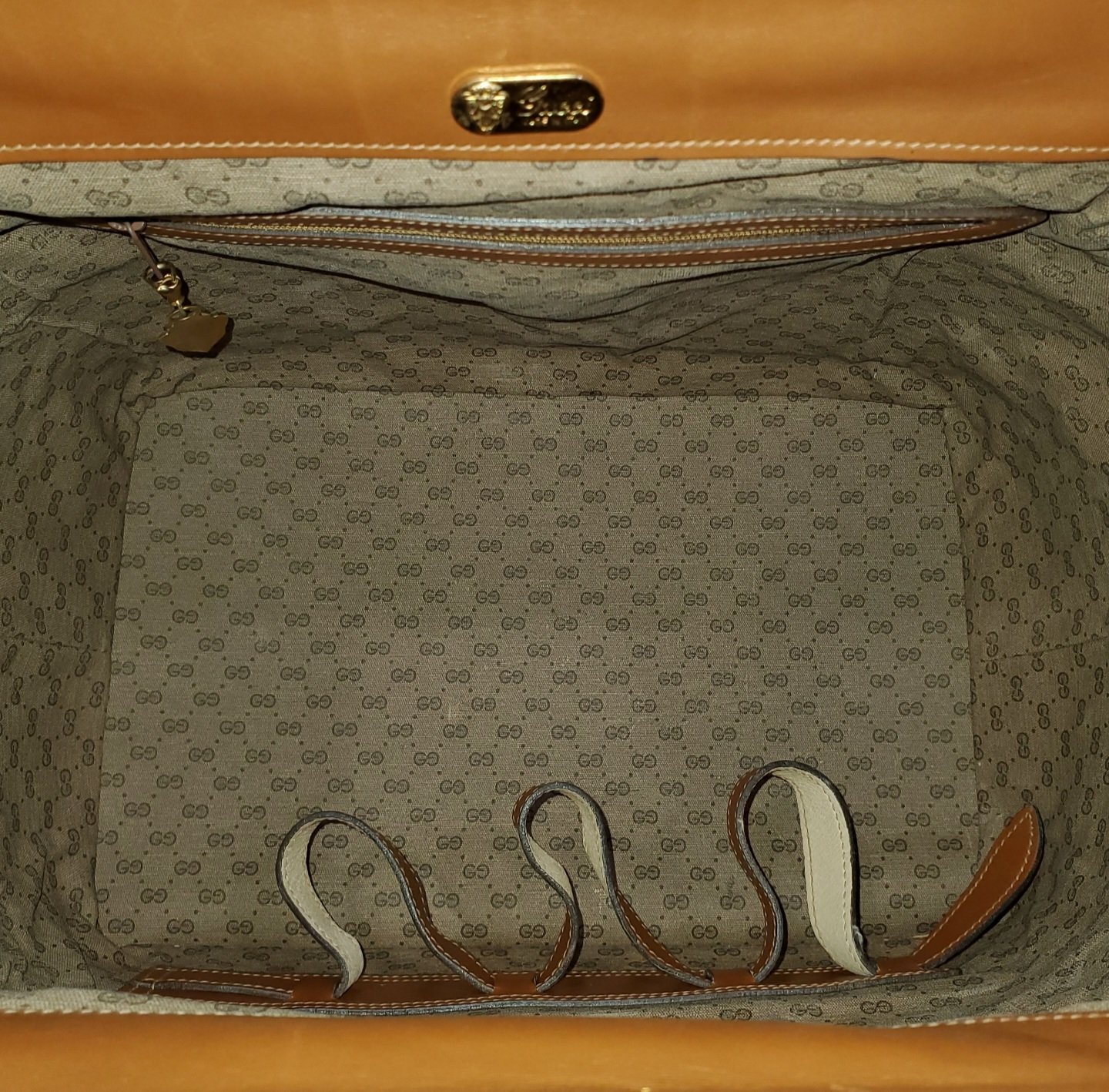 Sold at Auction: Gucci, GUCCI FLORA HALF MOON CANVAS BAMBOO RING HOBO BAG