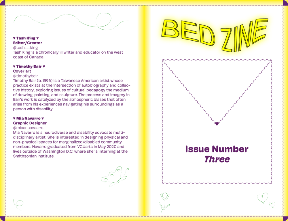 Image of Bed Zine Issue Three E-Copy
