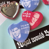 Image 4 of Team Spike / Team Angel | Pinback Buttons