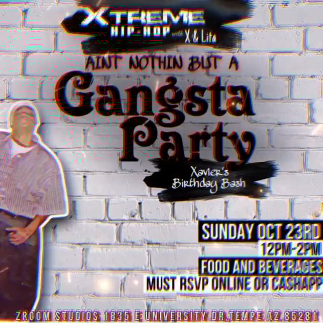 Xavier’s Birthday Bash Oct 23rd