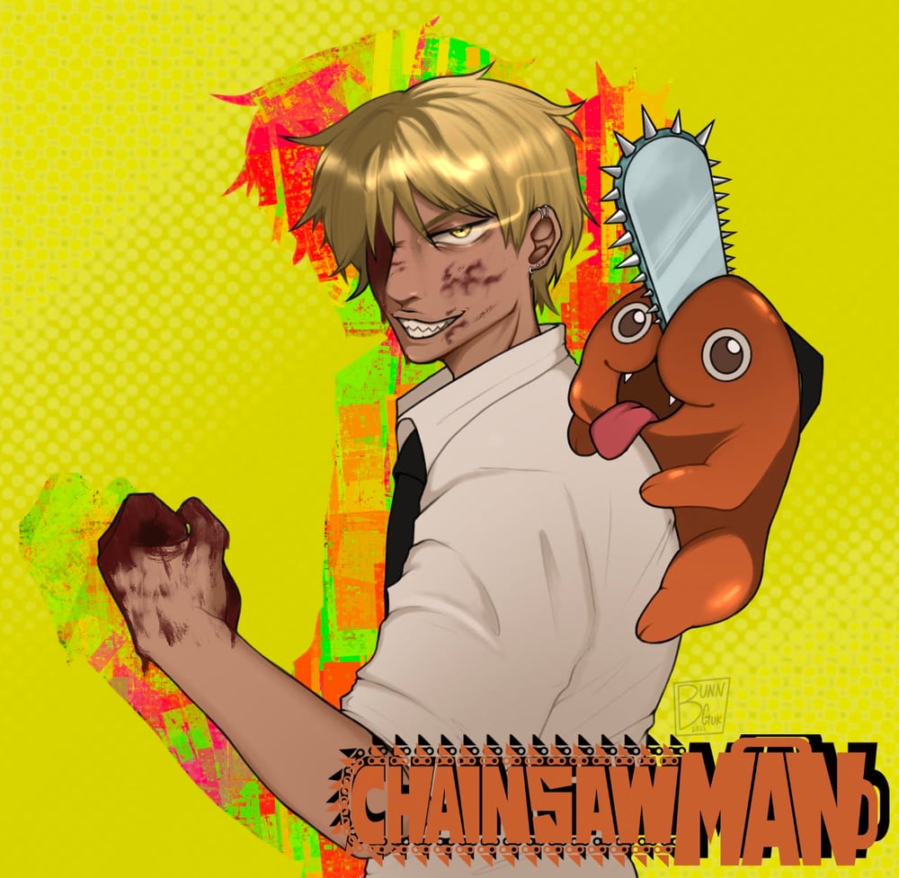 Image of Denji Chainsaw man Print (Pre-Order)