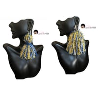 Image of School Spirit Tassels (Blue/Gold Options)