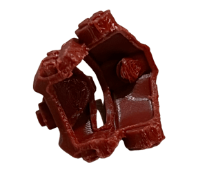 Image of Bionicle Great Kanohi Kiril by KhingK (Toa Dume, FDM Plastic-Printed, Dark Red)