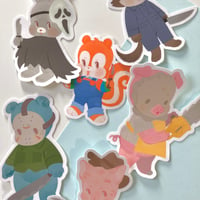 Image 5 of Jumbo Animal Slasher Stickers
