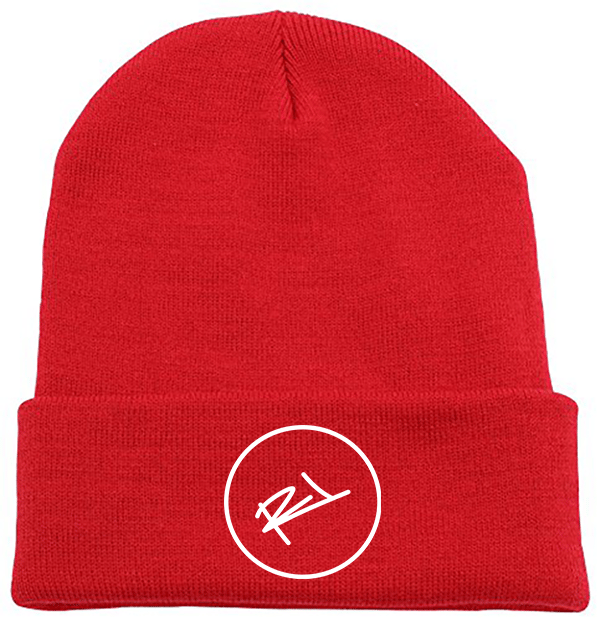 Image of ReL BRAND LOGO BEANIE RED