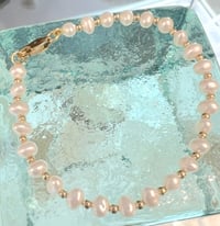 Image 2 of 14k pearl (bracelet ,anklet , necklace)