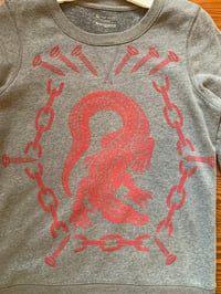 Image 5 of "Crawler" - Gray Printed Sweatshirt