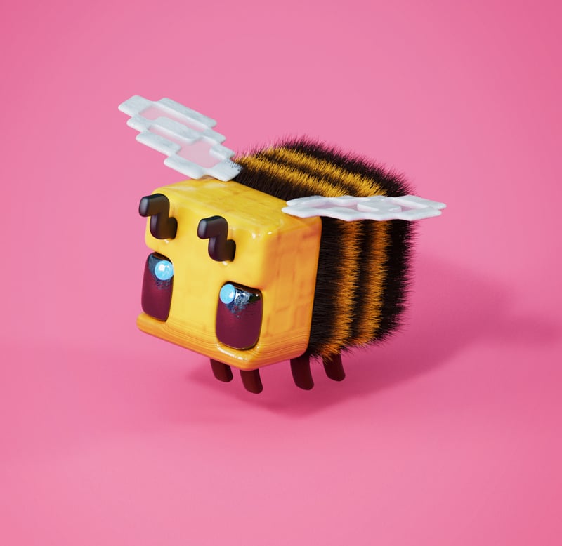 Minecraft Bee | yippiehey