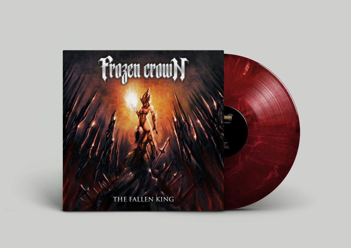 Image of LIMITED The Fallen King vinyl (marbled dark red)