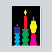 Image of Christmas Candles card
