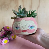 Image 3 of Two Faced Ceramic Planter - Joselyn