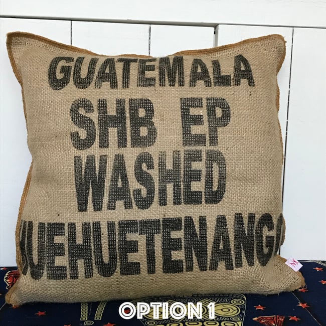 Housse coussin 40 x 40 cm typo