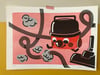Henry The Hoover Riso Print