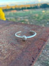 Sterling bracelet with raindrop