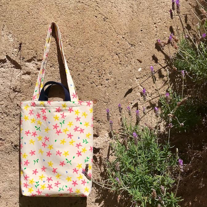 Image of Lemon Tree Flowers Tote