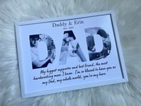 DAD personalised print