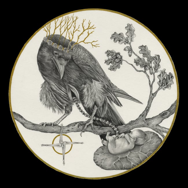 Bridget Birth - Art Print By Dee Mulrooney 