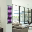 Metal Wall Art Home Decor-Mist Lavender - Abstract Contemporary Modern Garden De