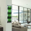 Metal Wall Art Home Decor-Mist Lime - Abstract Contemporary Modern Garden De