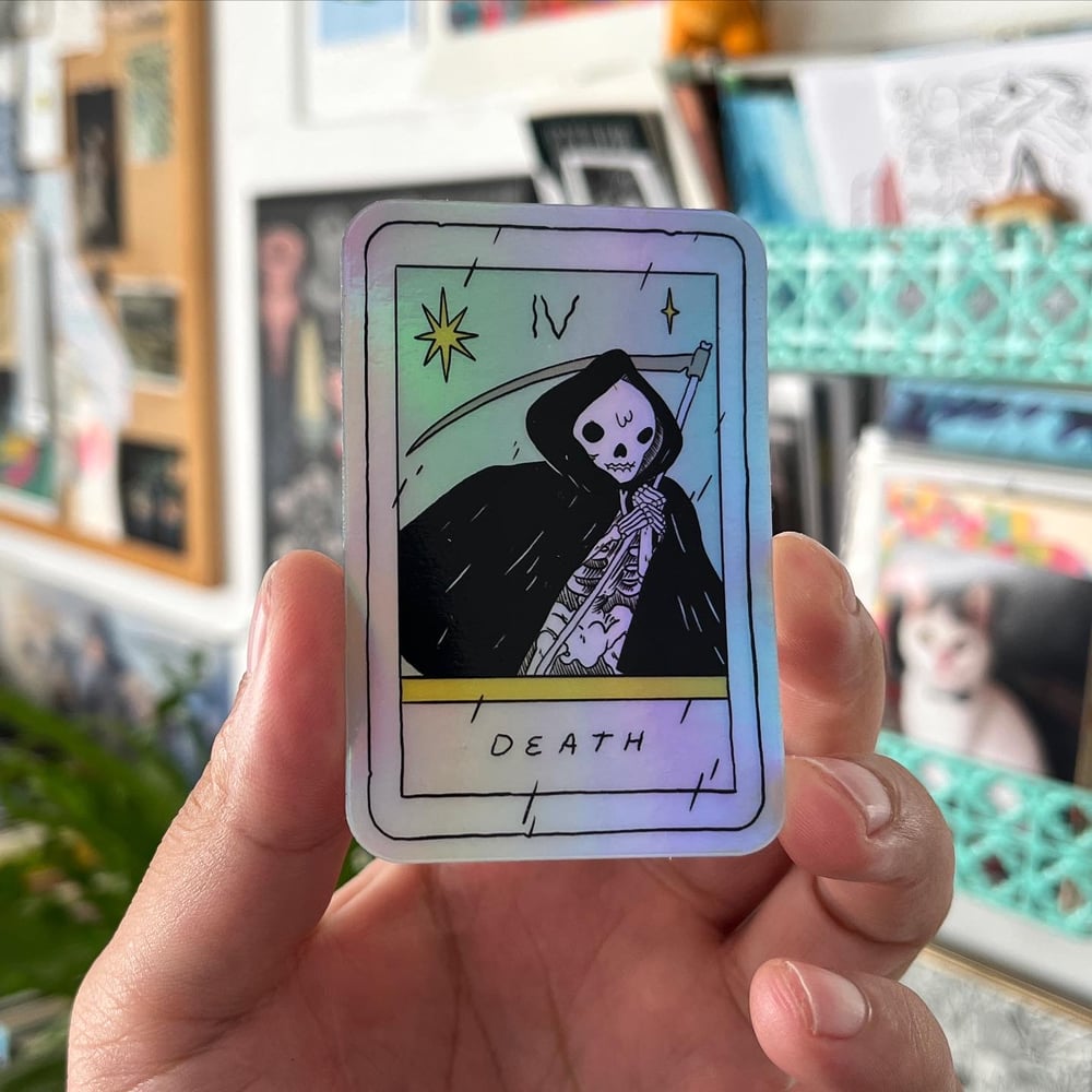 01. Holographic The Mush-Gician Tarot Card Stickers – Hitotsu World LLC
