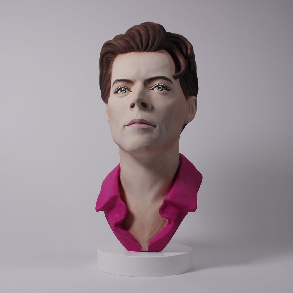 Harry Styles - Hand Painted Clay Bust Sculpture