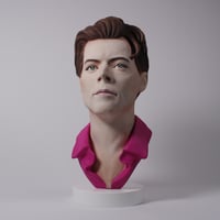Image 2 of Harry Styles - Hand Painted Clay Bust Sculpture
