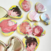 Chainsaw Man Heart Buttons