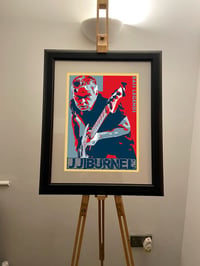 Image 2 of JJ BURNEL  -  THE STRANGLERS "BASS LEGENDS" Range A3 Retro Poster